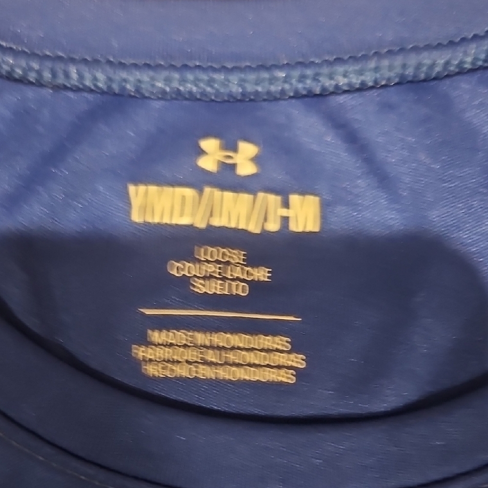Under Armour Kids' Navy, Blue, and Gray Tees - Picture 3 of 4